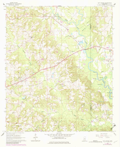 United States Geological Survey Hot Coffee, MS (1965, 24000-Scale) digital map