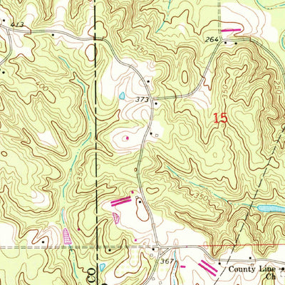 United States Geological Survey Hot Coffee, MS (1965, 24000-Scale) digital map