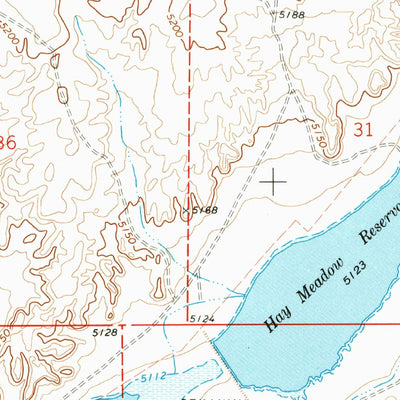 United States Geological Survey Hot Creek Butte, NV (1969, 24000-Scale) digital map