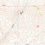 United States Geological Survey Hot Creek, NV (1968, 24000-Scale) digital map