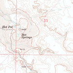 United States Geological Survey Hot Pot, NV (1965, 24000-Scale) digital map
