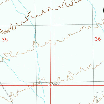 United States Geological Survey Hot Rock Mountain, AZ (1990, 24000-Scale) digital map
