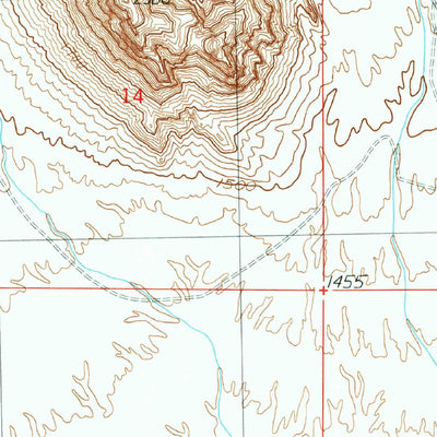 United States Geological Survey Hot Rock Mountain, AZ (1990, 24000-Scale) digital map