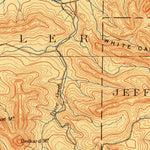 United States Geological Survey Hot Springs, AR (1890, 125000-Scale) digital map