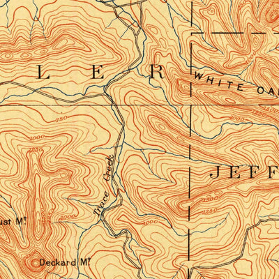 United States Geological Survey Hot Springs, AR (1890, 125000-Scale) digital map