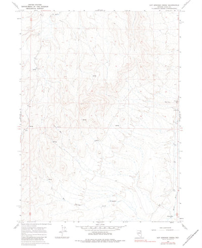 United States Geological Survey Hot Springs Creek, NV (1967, 24000-Scale) digital map
