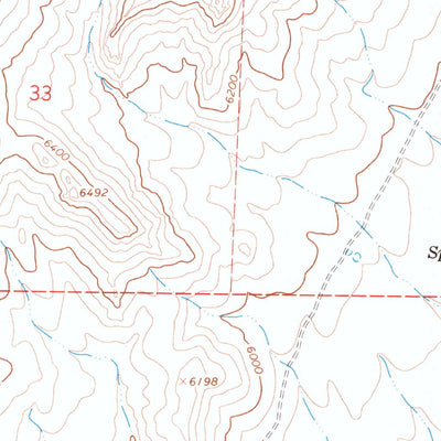United States Geological Survey Hot Springs Creek, NV (1967, 24000-Scale) digital map