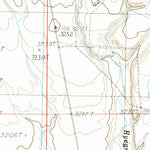 United States Geological Survey Hot Springs Creek Reservoir, ID (1986, 24000-Scale) digital map