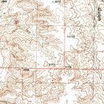 United States Geological Survey Hot Springs, ID (1992, 24000-Scale) digital map
