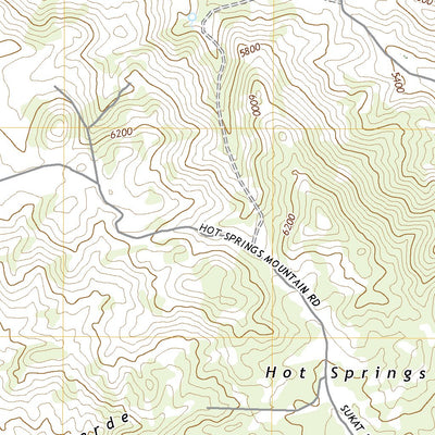 United States Geological Survey Hot Springs Mountain, CA (2021, 24000-Scale) digital map