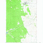 United States Geological Survey Hot Springs, MT (1964, 24000-Scale) digital map