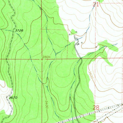 United States Geological Survey Hot Springs, MT (1964, 24000-Scale) digital map