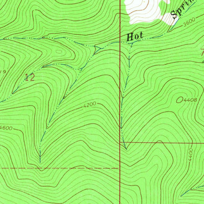 United States Geological Survey Hot Springs, MT (1964, 24000-Scale) digital map