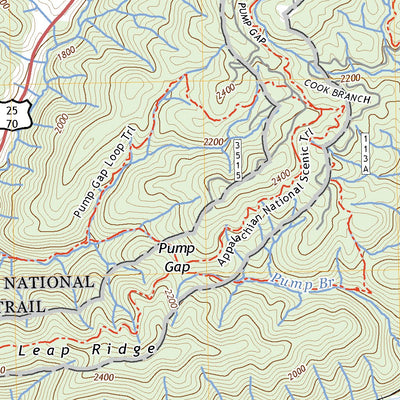 United States Geological Survey Hot Springs, NC (2022, 24000-Scale) digital map