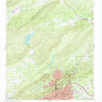 United States Geological Survey Hot Springs North, AR (1966, 24000-Scale) digital map