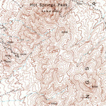United States Geological Survey Hot Springs Peak, NV (1945, 62500-Scale) digital map