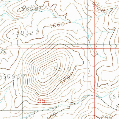United States Geological Survey Hot Springs Peak, NV (1988, 24000-Scale) digital map