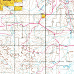United States Geological Survey Hot Springs, SD-NE (1993, 100000-Scale) digital map