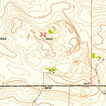 United States Geological Survey Hot Springs SE, SD (1950, 24000-Scale) digital map