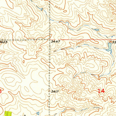 United States Geological Survey Hot Springs SE, SD (1950, 24000-Scale) digital map