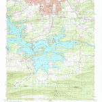 United States Geological Survey Hot Springs South, AR (1966, 24000-Scale) digital map