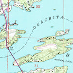 United States Geological Survey Hot Springs South, AR (1966, 24000-Scale) digital map