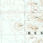United States Geological Survey Hotason VO, AZ (1990, 24000-Scale) digital map