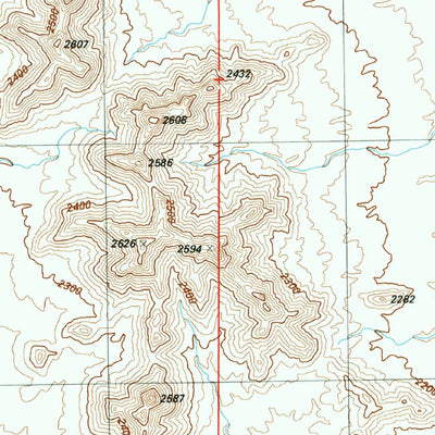 United States Geological Survey Hotason VO, AZ (1990, 24000-Scale) digital map