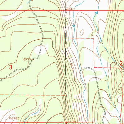 United States Geological Survey Hotchkiss Reservoir, CO (1967, 24000-Scale) digital map