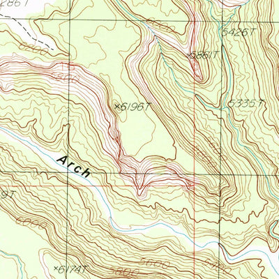 United States Geological Survey Hotel Rock, UT (1985, 24000-Scale) digital map