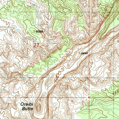 United States Geological Survey Hotevilla, AZ (1991, 24000-Scale) digital map