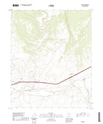 United States Geological Survey Houck, AZ (2021, 24000-Scale) digital map
