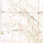 United States Geological Survey Hough NW, OK-KS (1973, 24000-Scale) digital map