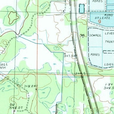 United States Geological Survey Houghton Lake, MI (1983, 25000-Scale) digital map