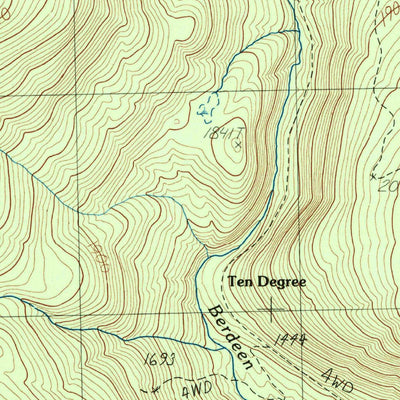 United States Geological Survey Houghton, ME (1997, 24000-Scale) digital map
