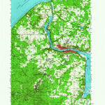 United States Geological Survey Houghton, MI (1954, 62500-Scale) digital map
