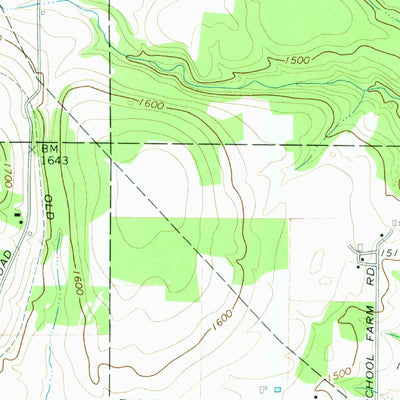 United States Geological Survey Houghton, NY (1964, 24000-Scale) digital map