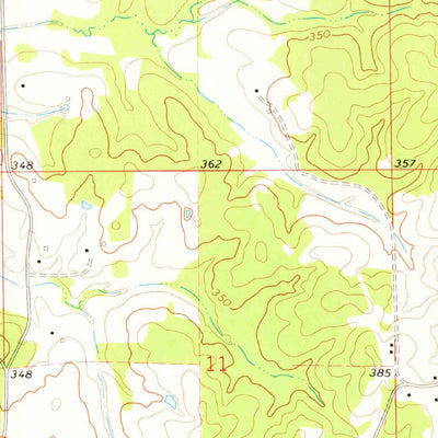 United States Geological Survey Houlka, MS (1972, 24000-Scale) digital map