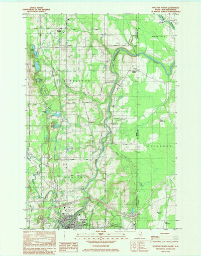 United States Geological Survey Houlton North, ME (1984, 24000-Scale) digital map