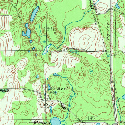 United States Geological Survey Houlton North, ME (1984, 24000-Scale) digital map