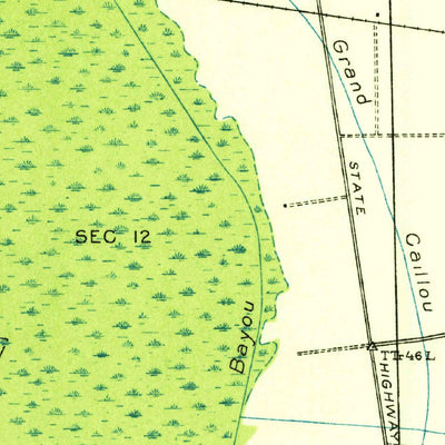 United States Geological Survey Houma, LA (1932, 31680-Scale) digital map