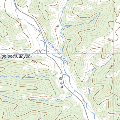 United States Geological Survey House Canyon, NM (2023, 24000-Scale) digital map