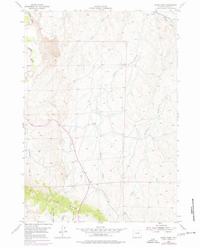 United States Geological Survey House Creek, WY (1954, 24000-Scale) digital map