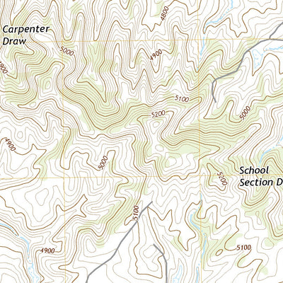 United States Geological Survey House Creek, WY (2021, 24000-Scale) digital map