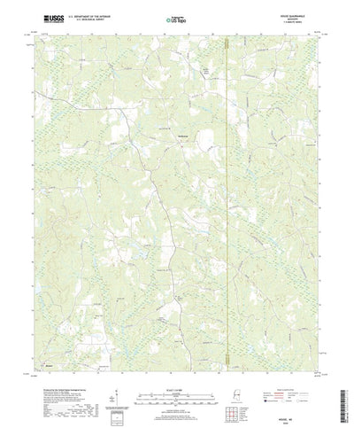United States Geological Survey House, MS (2020, 24000-Scale) digital map