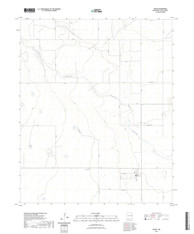 United States Geological Survey House, NM (2023, 24000-Scale) digital map