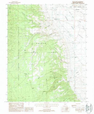 United States Geological Survey House Rock, AZ (1988, 24000-Scale) digital map