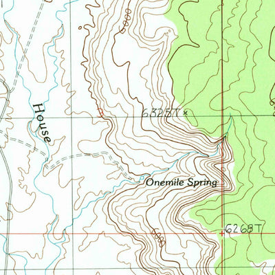 United States Geological Survey House Rock Spring, AZ (1988, 24000-Scale) digital map