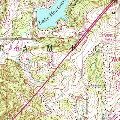 United States Geological Survey House Springs, MO (1954, 24000-Scale) digital map