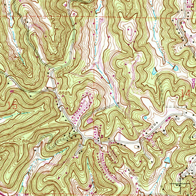 United States Geological Survey House Springs, MO (1954, 24000-Scale) digital map